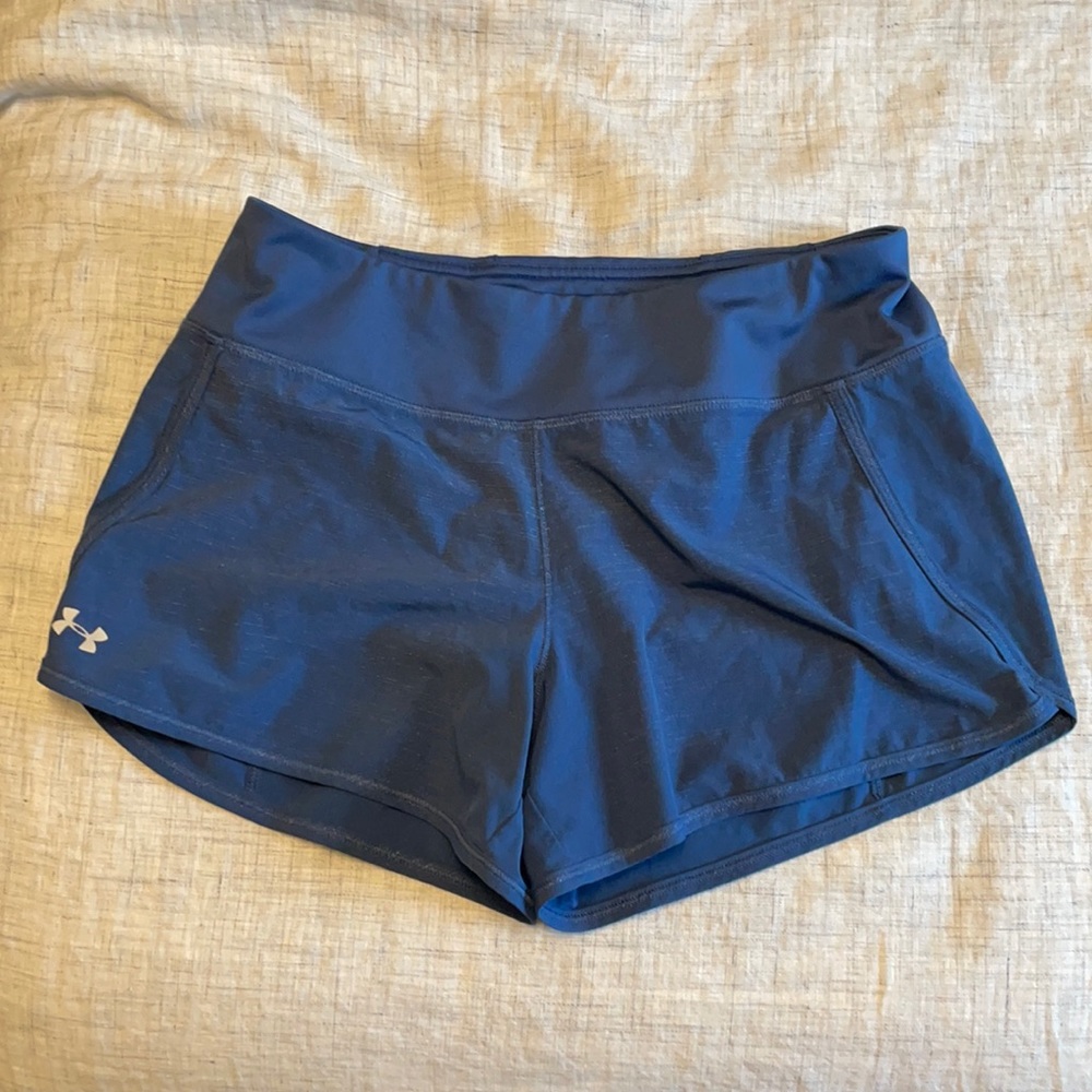 Medium under armour blue running shorts